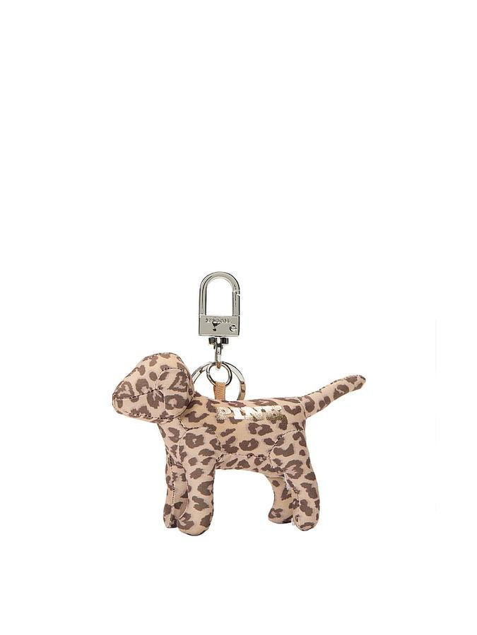 PINK Micro Dog Keychain Charm