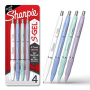 Sharpie S-gel assorted pastels barrel color 4 pack