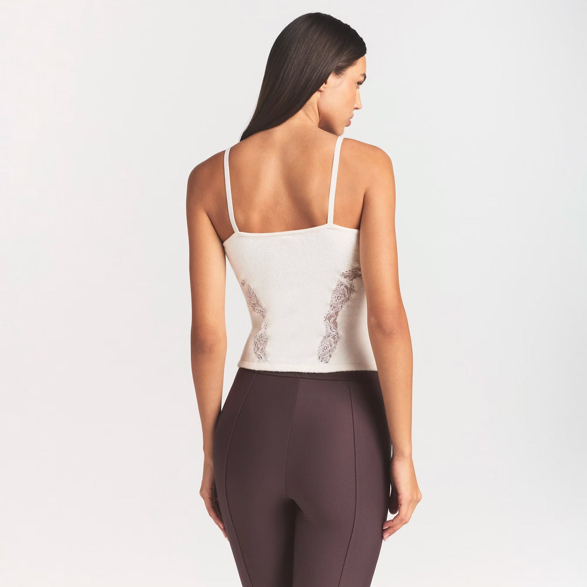 SKIMS Lace knit tank