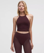 Nulu high neck mesh tank top Lululemon