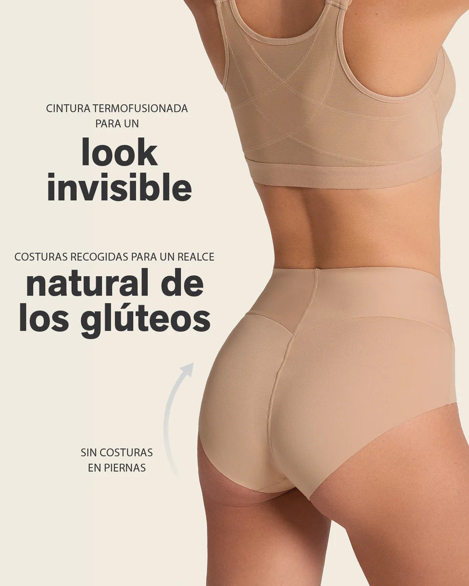 092045 Panty clásico tiro alto de control fuerte de abdomen LEONISA