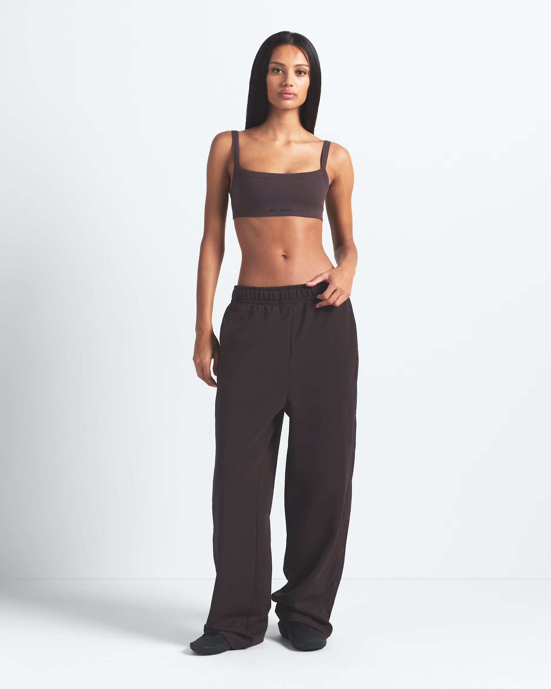NikeSKIMS side snap pants matte tricot
