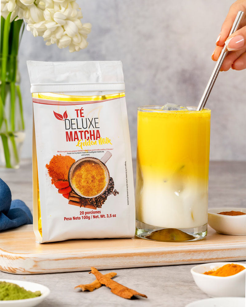 FIT ME, TE DELUXE GOLDEN MILK, 100 g/ 20 porciones