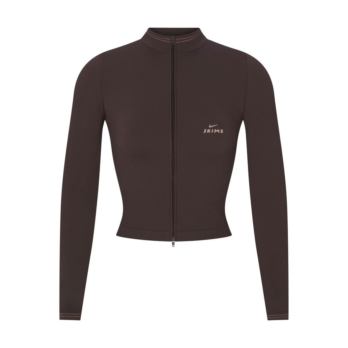 NikeSKIMS Ribbed Seamless
Women's Cropped Full-Zip Jacket