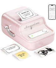 Niimbot B21, fabricante de etiquetas bluetooh sin tinta, rosa