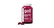 Goli Suplemento nutricional, gomitas cardiovasculares de remolacha, 60 unidades, 100 mg de CoQ10 y extracto de raíz de remolacha, sin gluten, veganas, sin OMG y sin gelatina. Superalimento natural