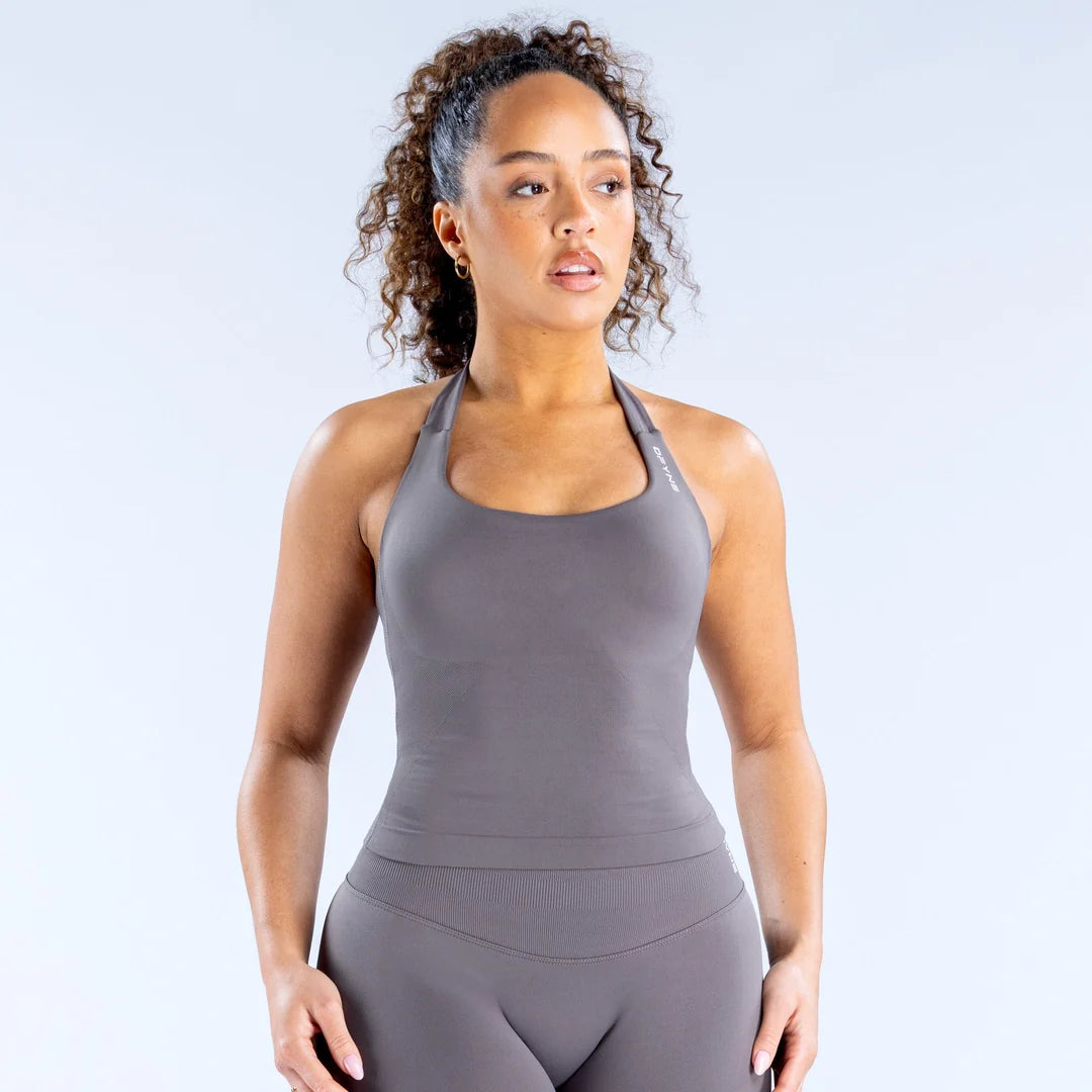 DFYNE impact shorts and halter top