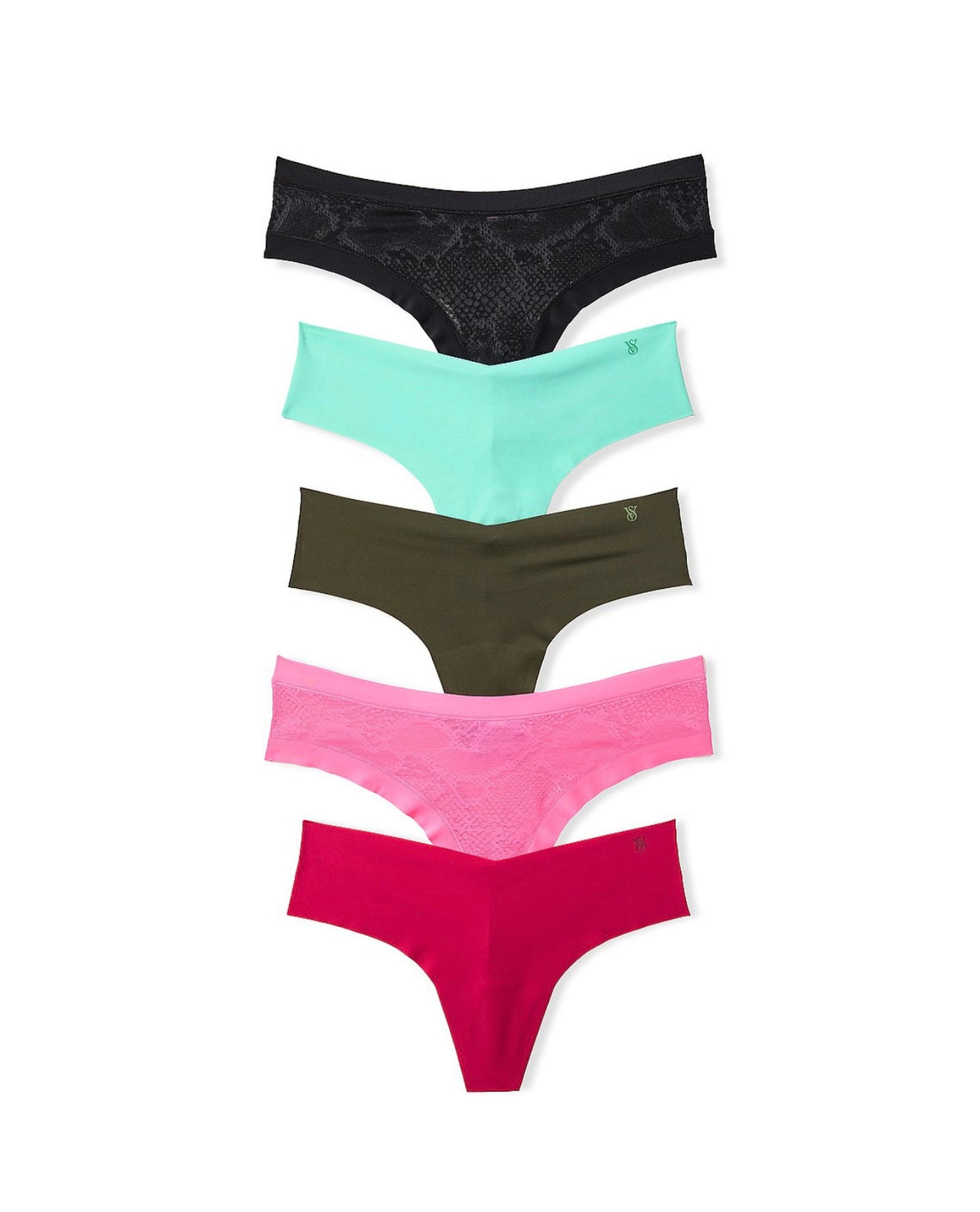 VS 5 pack no show thong panties