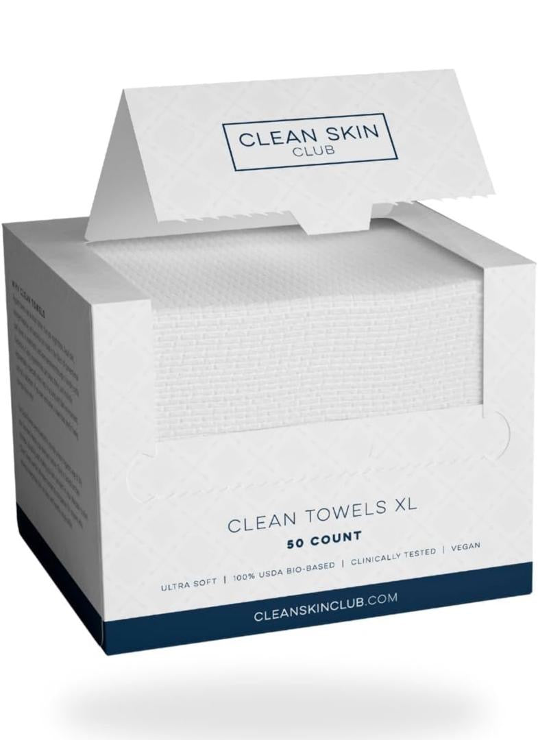 Caja de toallas clean skin  XL. 50 unidades