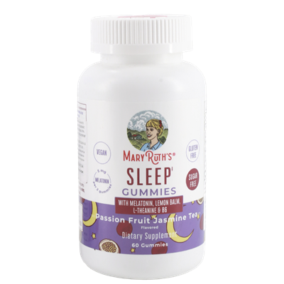 Mary ruth, sleep gomitas de melatonina para dormir, 60 unidades