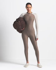 NikeSKIMS zip front long bodysuit