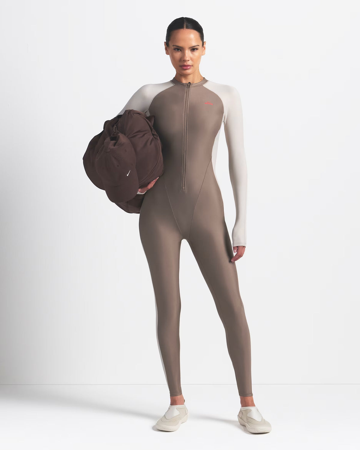 NikeSKIMS zip front long bodysuit