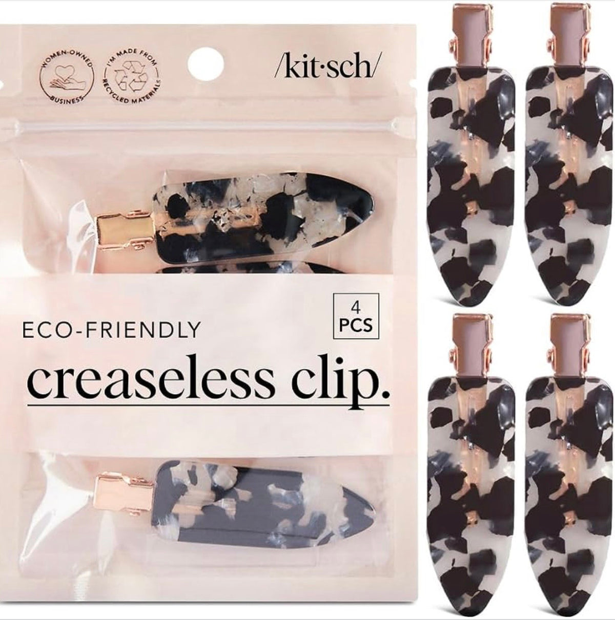 Kitsch pinzas para el cabello