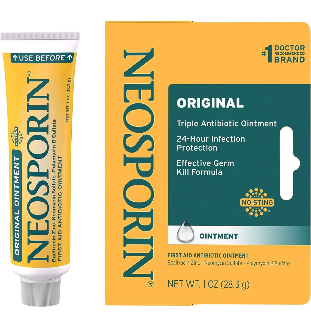 Neosporin, crema antibiótica, 28.3 g