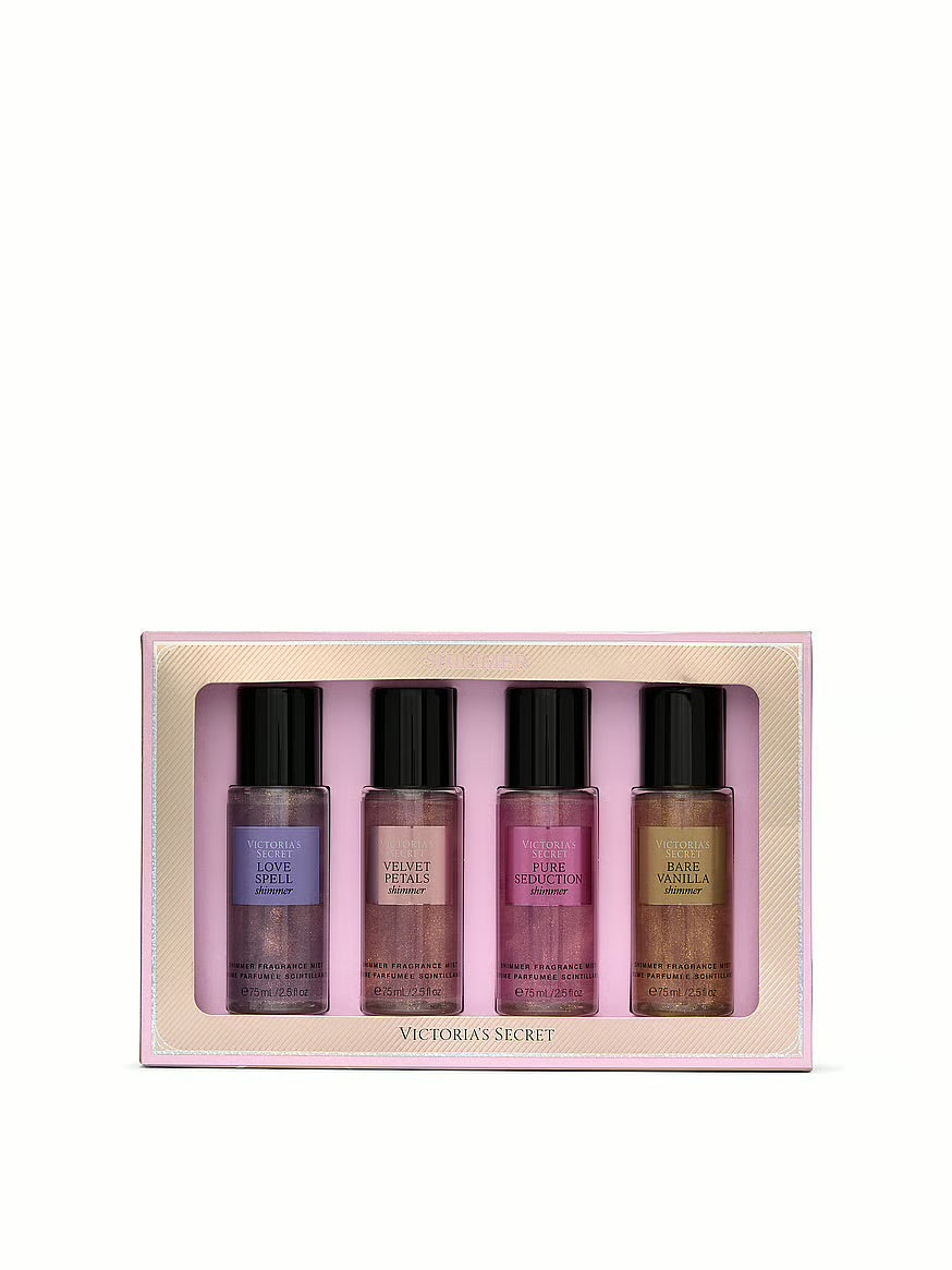VS most loved Shimmer mist gift set, 4 unidades