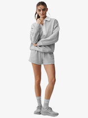 Take it easy long sleeve henley pullover, ALO YOGA