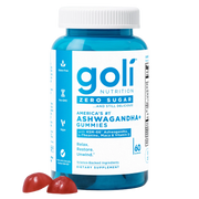 Goli Ashwagandha sin azúcar y vitamina D, maca, gomitas de L-teanina, sin edulcorantes artificiales, sin alcoholes de azúcar. Mezcla de bayas, KSM-66, vegano, a base de plantas, sin OMG, sin gluten