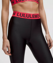 lululemon satin shine high rise tight
