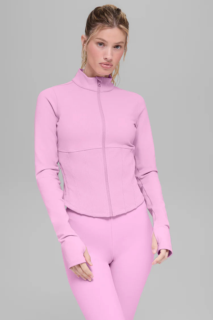 Airbrush corset full zip jacket ALO YOGA