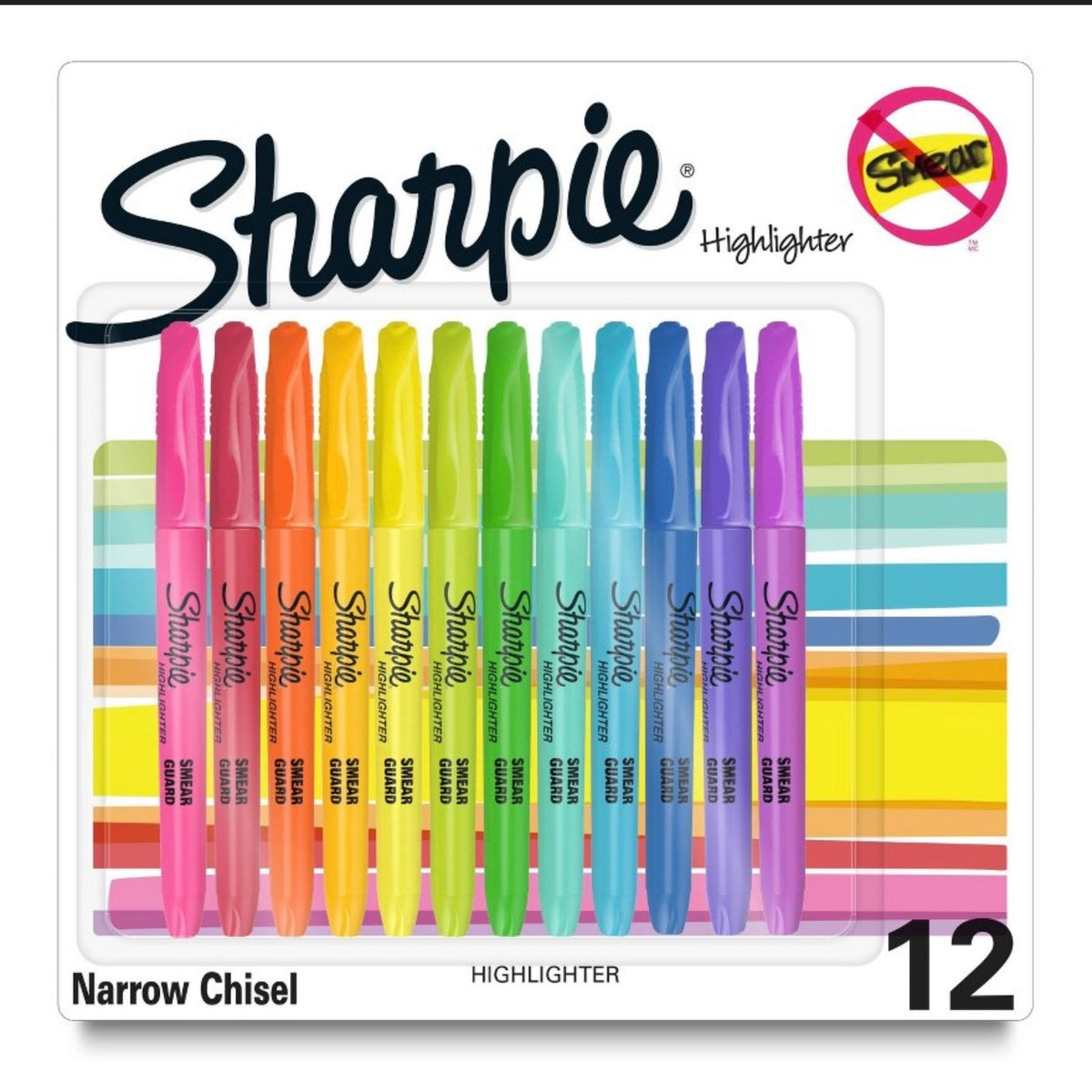 Sharpie resaltadores, 12 unidades