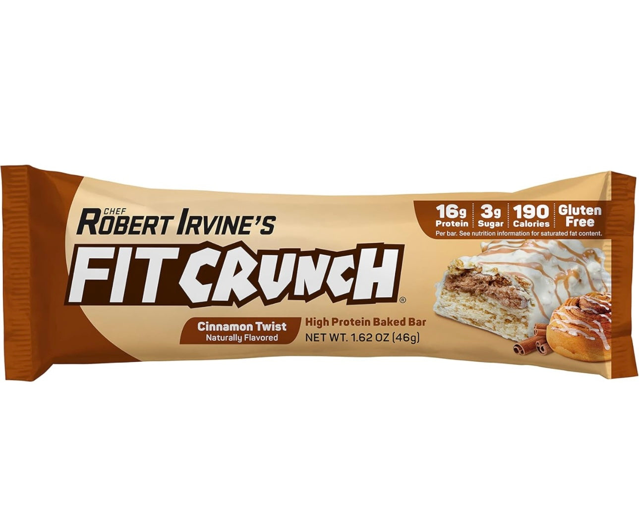 Fit crunch, barra de cinnamon, unidad