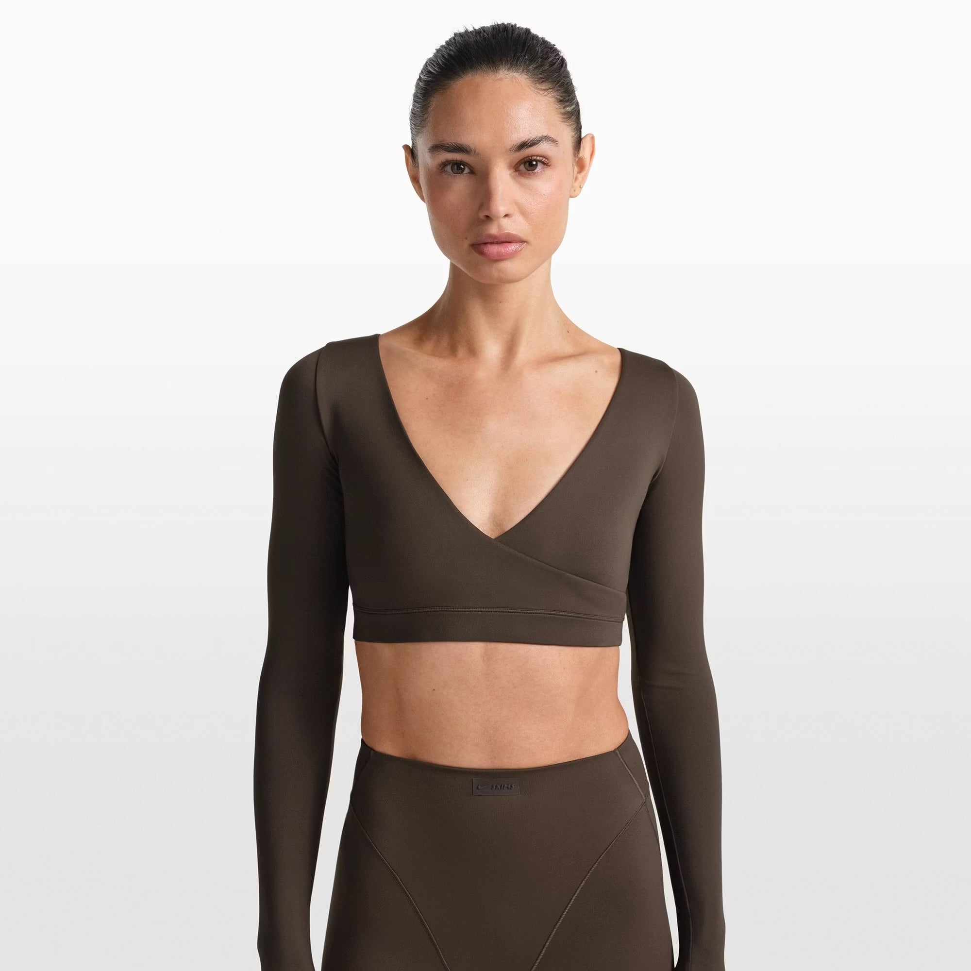 NikeSKIMS, wrap long sleeve top