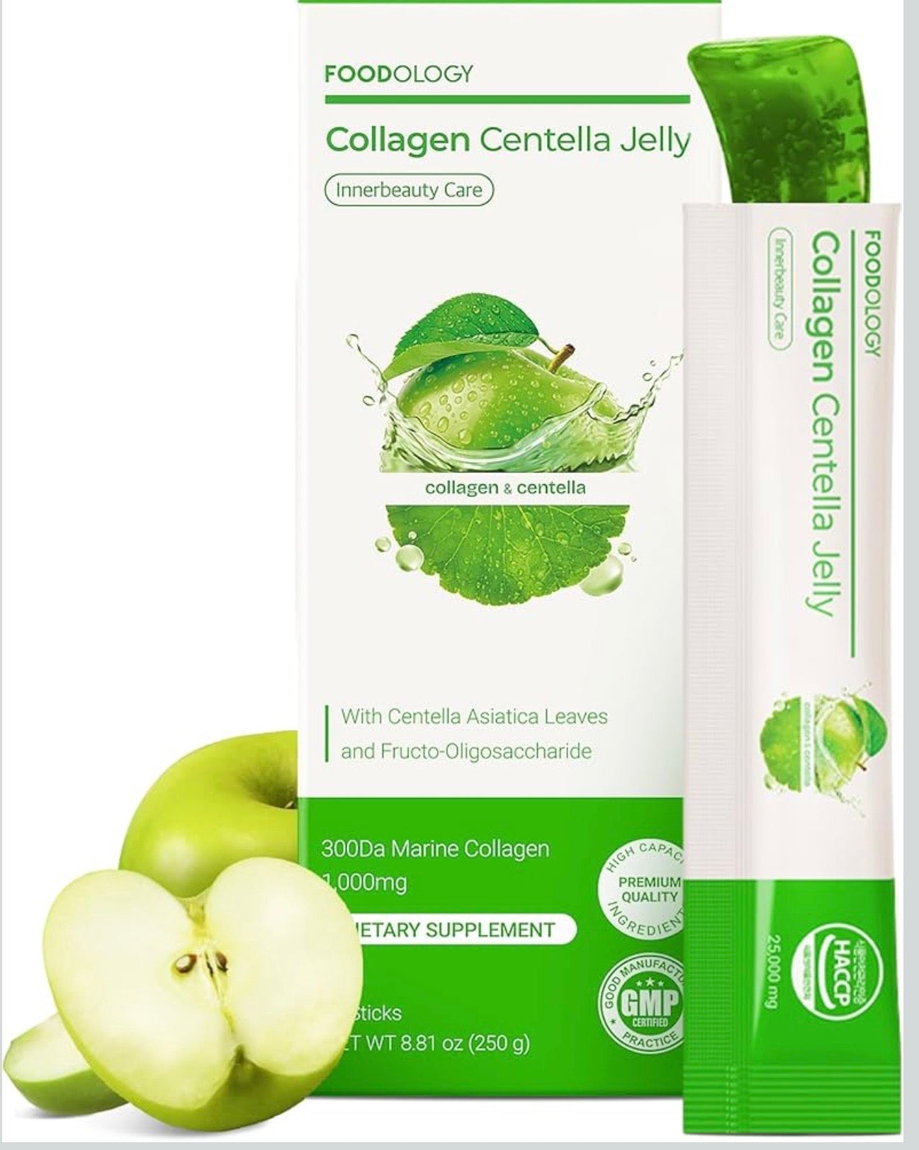 Foodology, gelatina centella de Colageno, 10 días