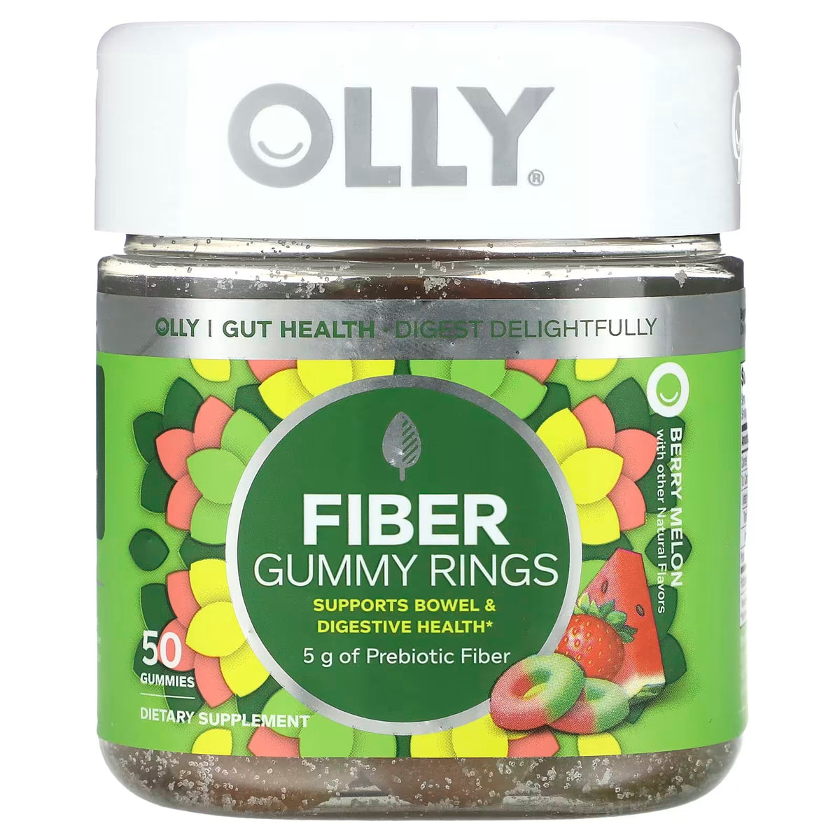 Olly fiber Gummy. 50 gomitas