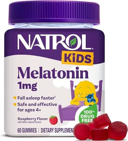 Natrol, melatonina para niños 1 mg, 90 gomitas