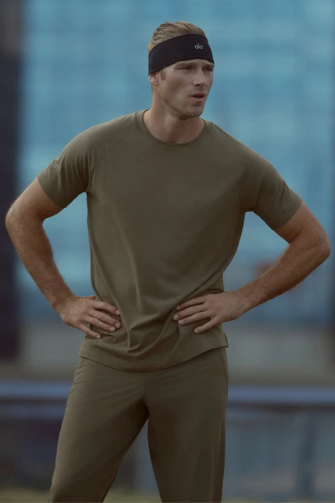 Alo vapor crewneck short sleeve ALO YOGA