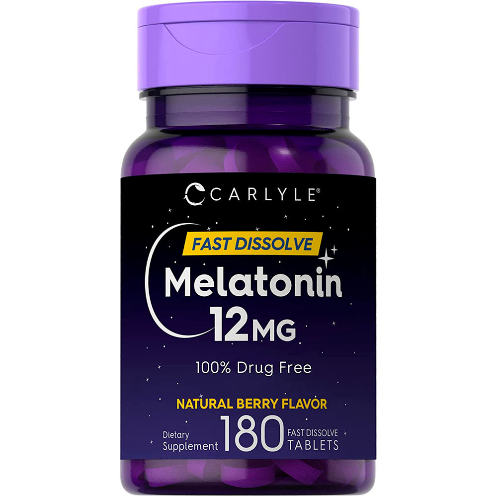 Carlyle Melatonina 12mg, 180 capsulas