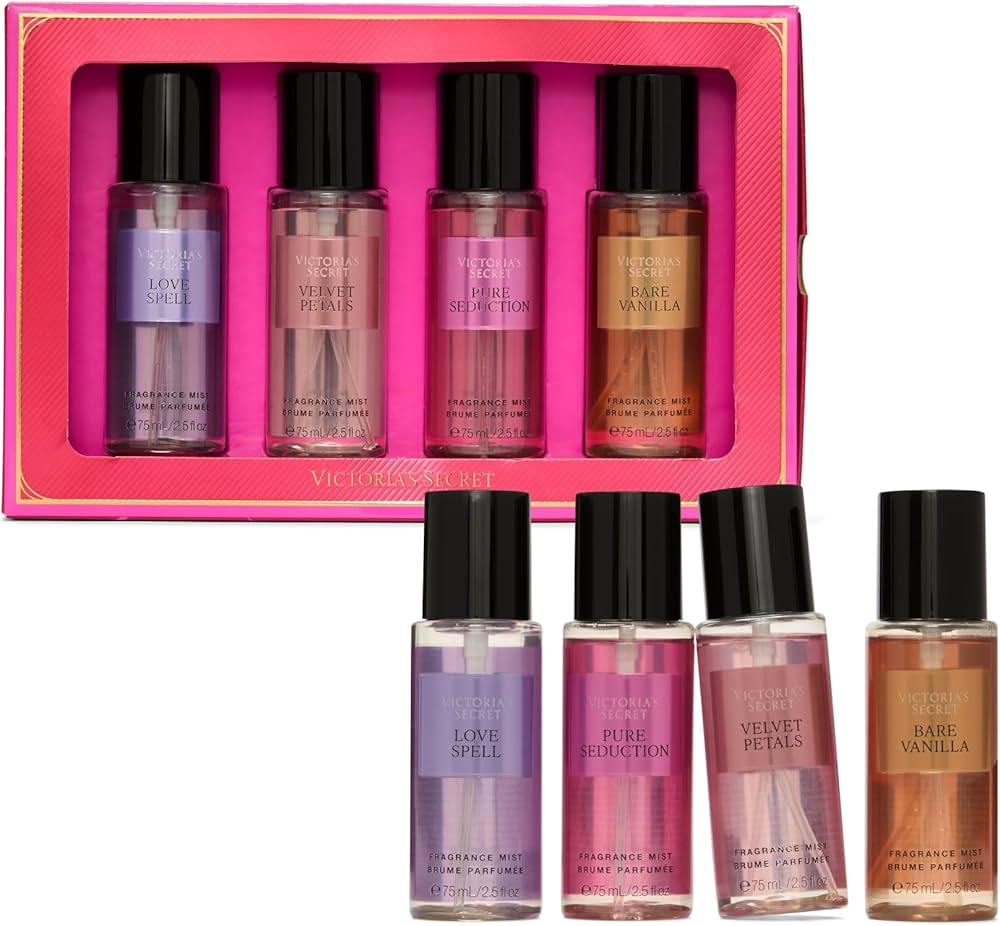 VS, most loved preocupada, Most, Loved mist gift set, 4 unidades