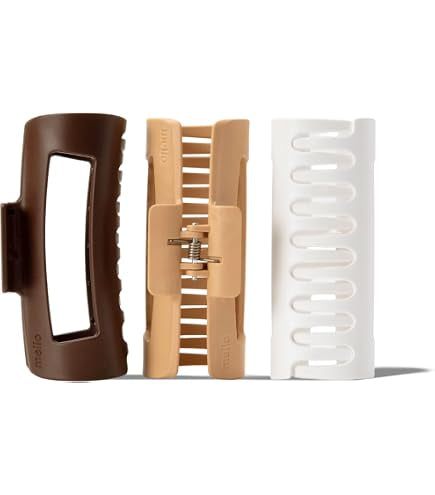 Mello, pinza de pelo mediana flexible 3 pack