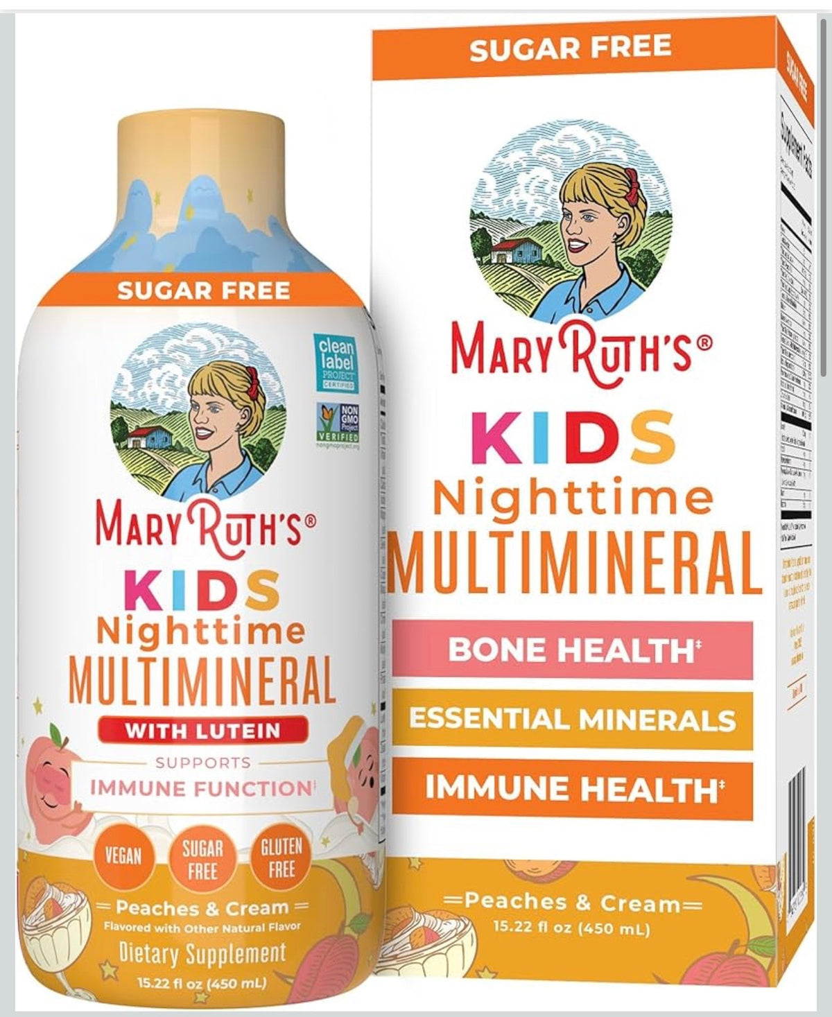 Mary ruth's Multivitaminico para niños líquido, 180 días