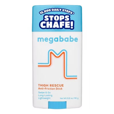 Megababe, thigh rescue lotion anti chafe stick