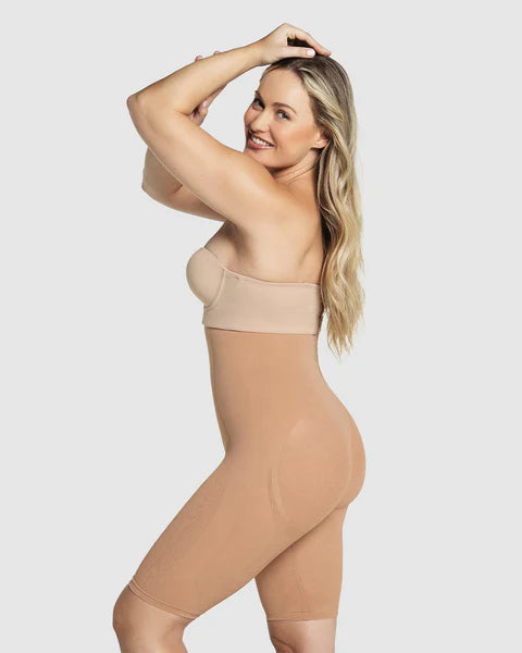 012807M  Panty faja media pierna invisible levanta cola LEONISA