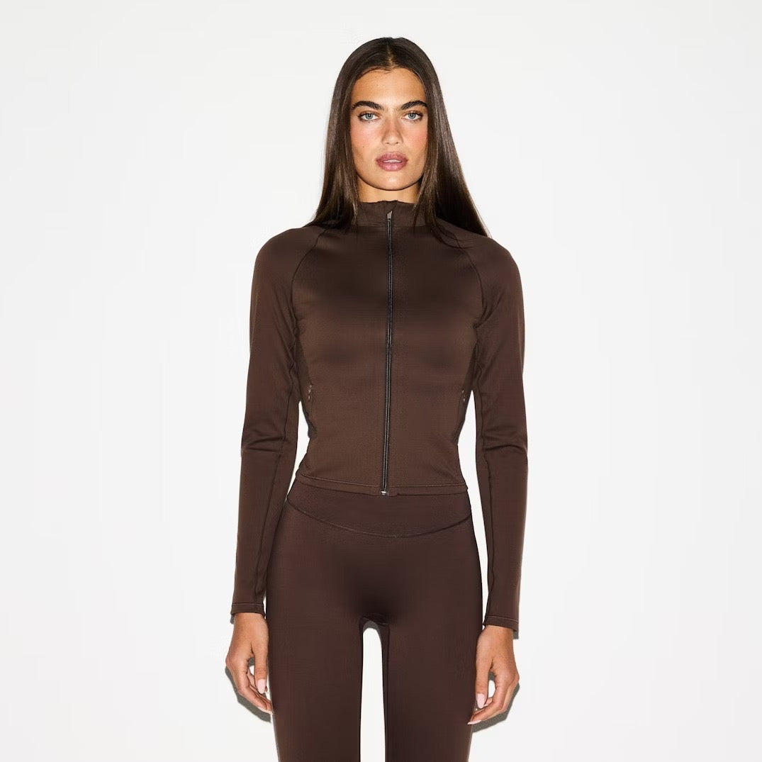 Matte Mock Full Zip Jacket NikeSKIMS