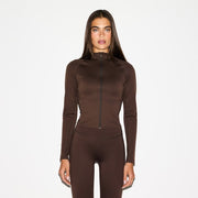 Matte Mock Full Zip Jacket NikeSKIMS