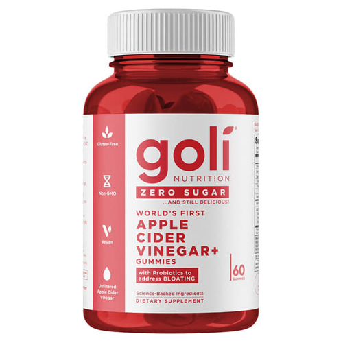 Goli, Apple cider vinegar zero sugar, 60 unidades