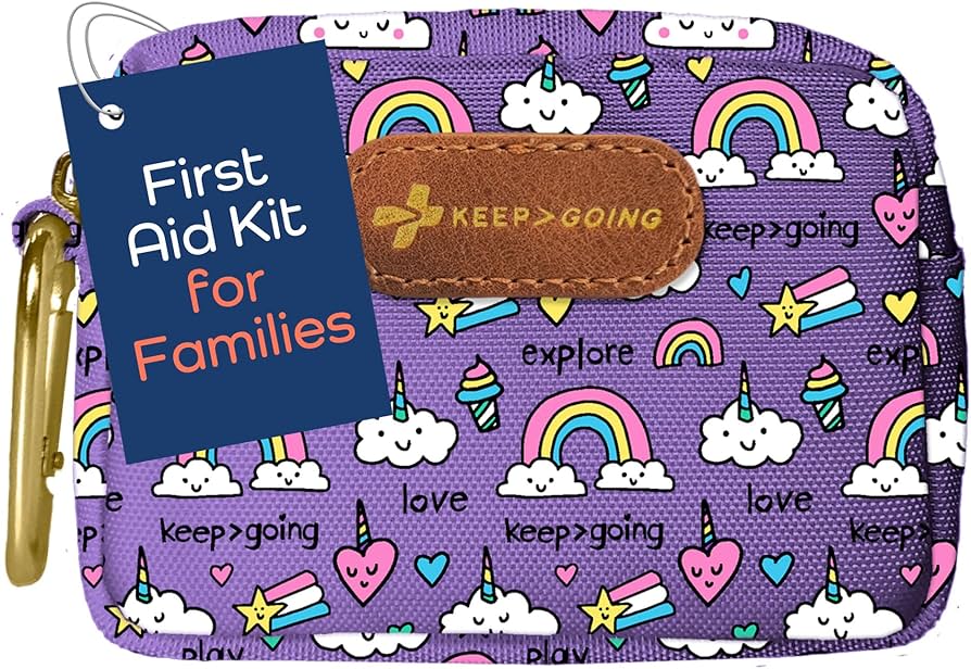 Keepgoing Kit de primeros auxilios para niños llavero