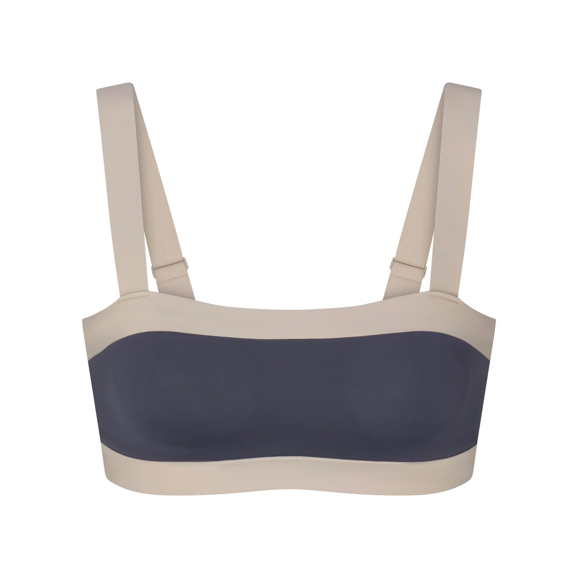 Nikeskims Matte shine mix straight neck bra