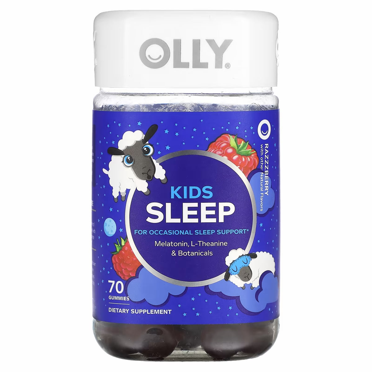 Olly gomitas para dormir para niños, 70 unidades