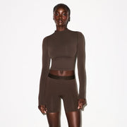 Vintage seamless mock neck crop top NikeSKIMS