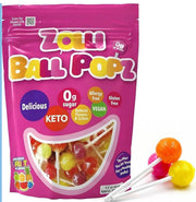 Zollipops chupetas anti caries redondas, 10 unidades