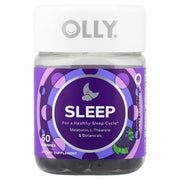 Olly sleep gomitas sabor mora, 50 unidades