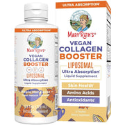 Liposomal potenciador de colágeno | Sin azúcar | Refuerzo de colágeno líquido con vitamina C, vitamina E, zinc, cobre y sílice | Suplemento de apoyo articular y cuidado de la piel | Vegano | Sin OMG | Sin gluten | 7.6 onzas líquidas