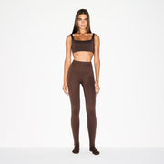 Matte scoop neck bra dark sepia NikeSKIMS