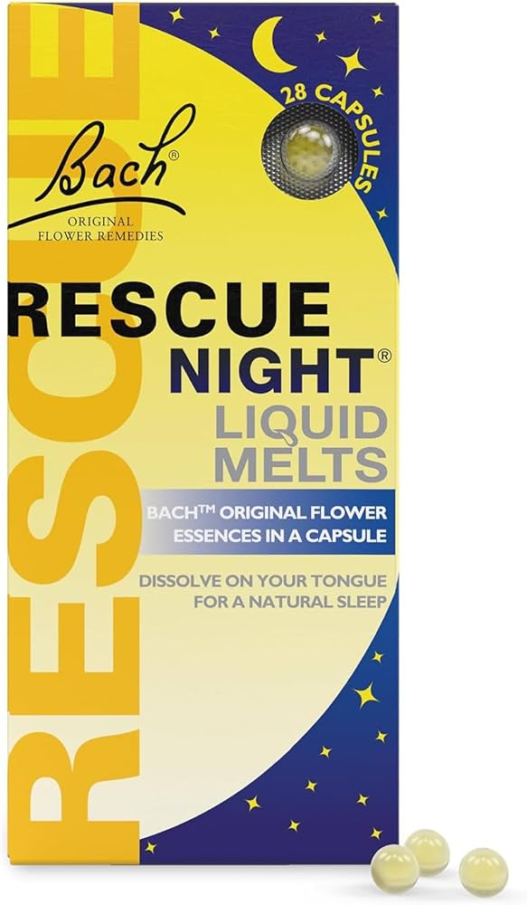 Bach Rescue Sleep Liquid Melts, 28 cápsulas
