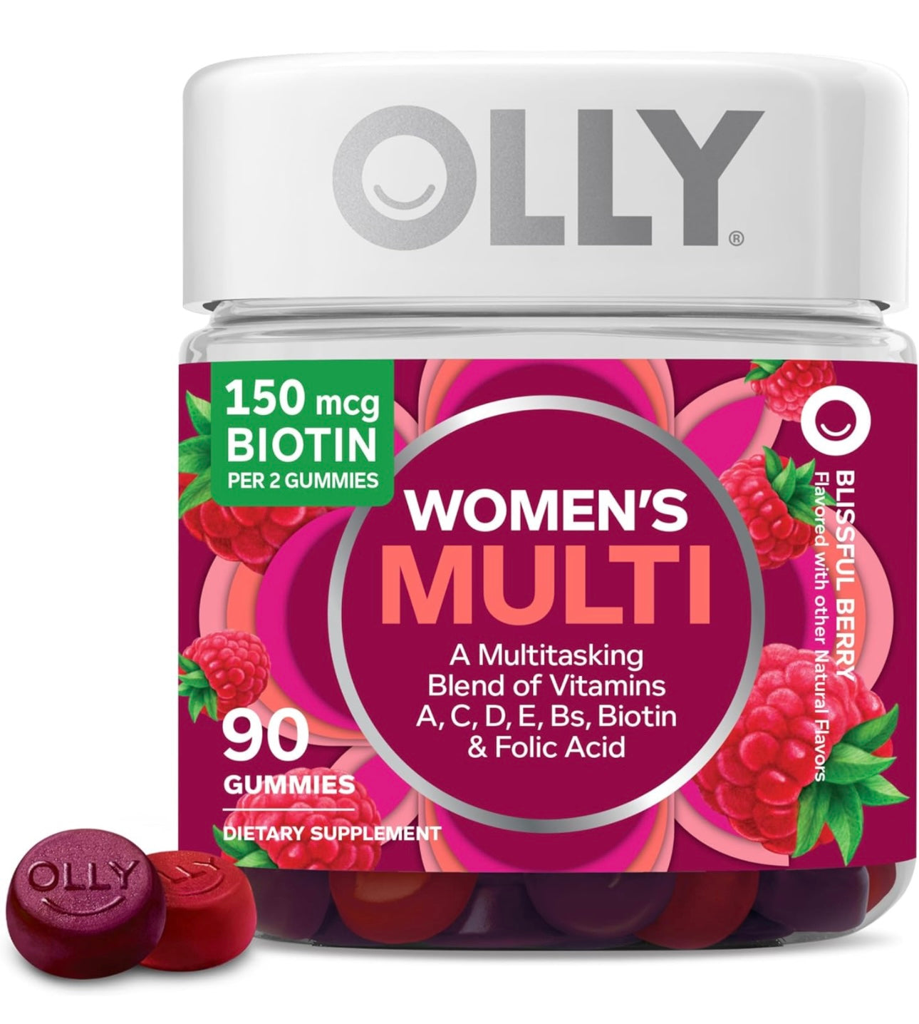 Olly, multivitaminicos en gomita para mujer, 90 unidades