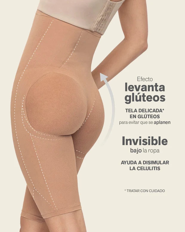 012807M  Panty faja media pierna invisible levanta cola LEONISA